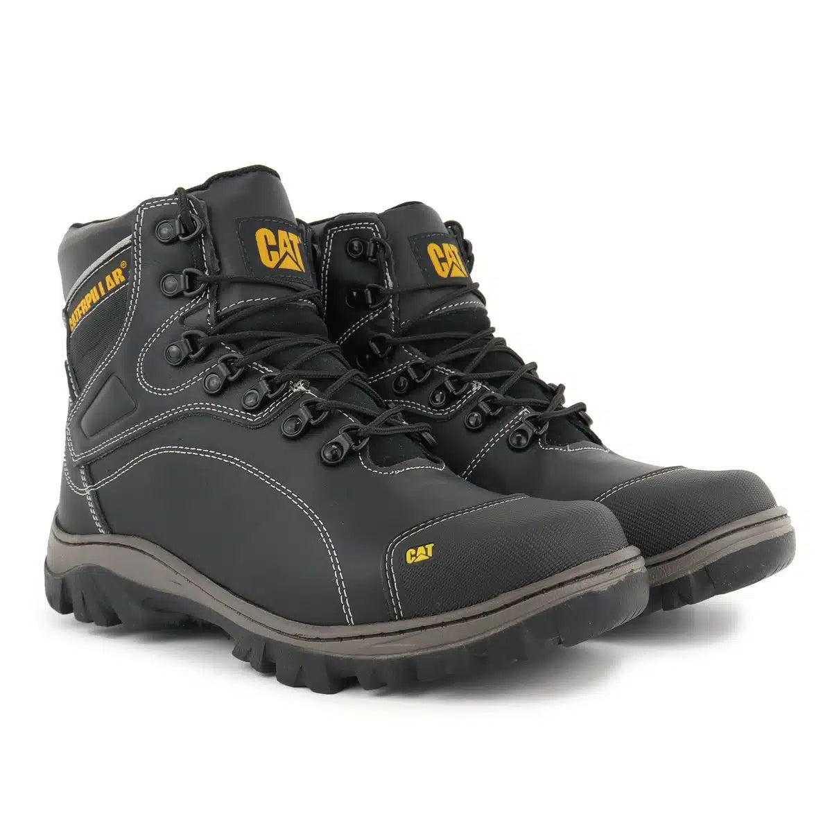 Bota Cuero Negra
