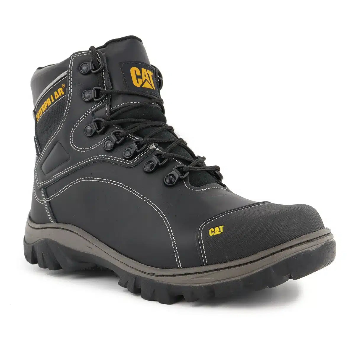 Bota Cuero Negra