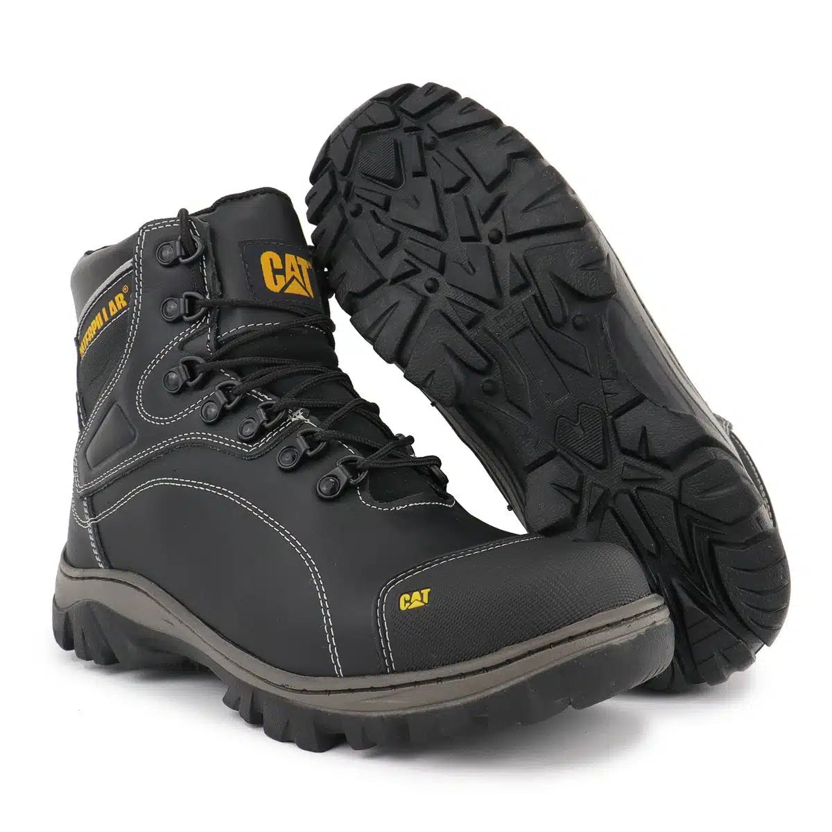 Bota Cuero Negra